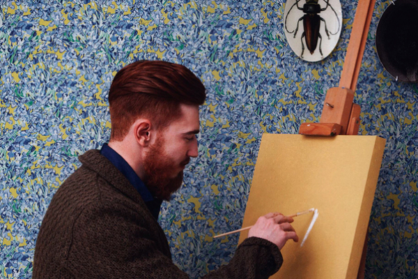17150 Обои BN International Van Gogh в интерьере